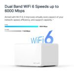 Access Point Mercusys Halo H90x 2,4ghz/5ghz Ax6000 Pack x3