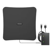 Antena Digital Para Tv Philco Ptv5304a Vhf y Uhf Filtro 4G - Imagen 3