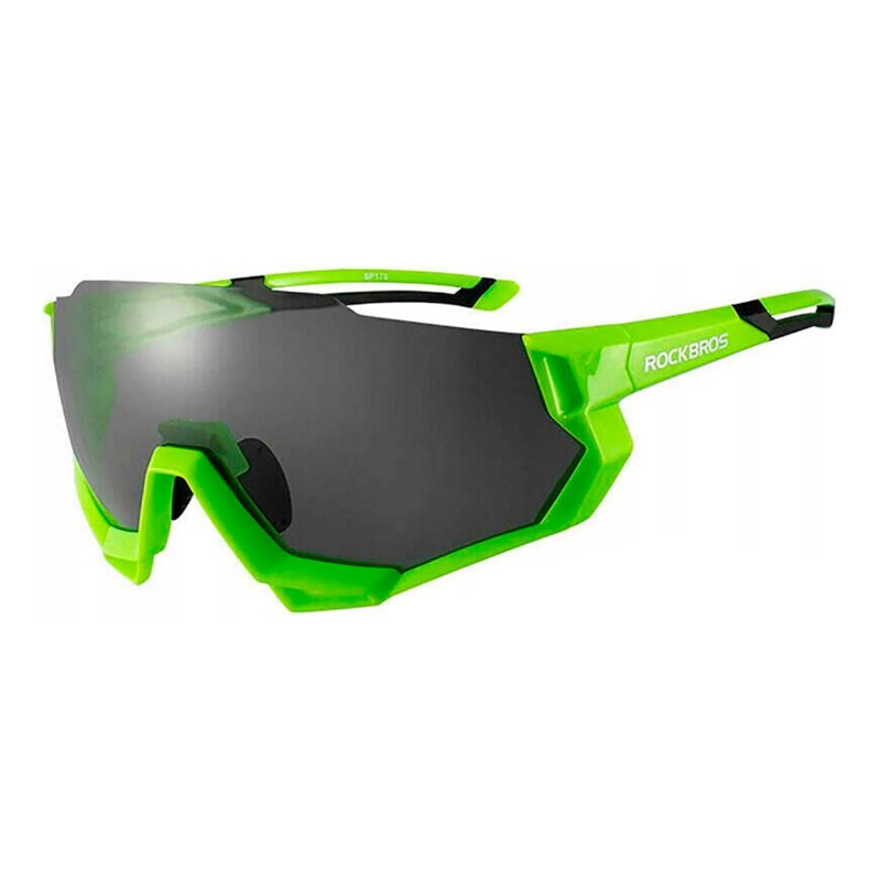 Lentes Deportivos Polarizados +4 Intercambiables Rockbros Uv400 - Imagen 2