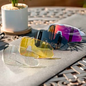 Lentes Deportivos Polarizados +3 Intercambiables Rockbros Uv