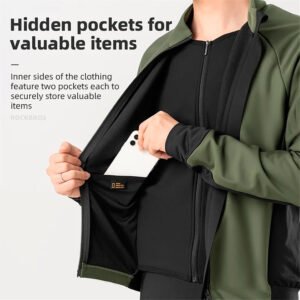 Campera Térmica Rockbros A Prueba De Viento Hombre XL