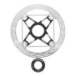 Disco Para Rueda De Bicicleta Rockbros 160mm Acero