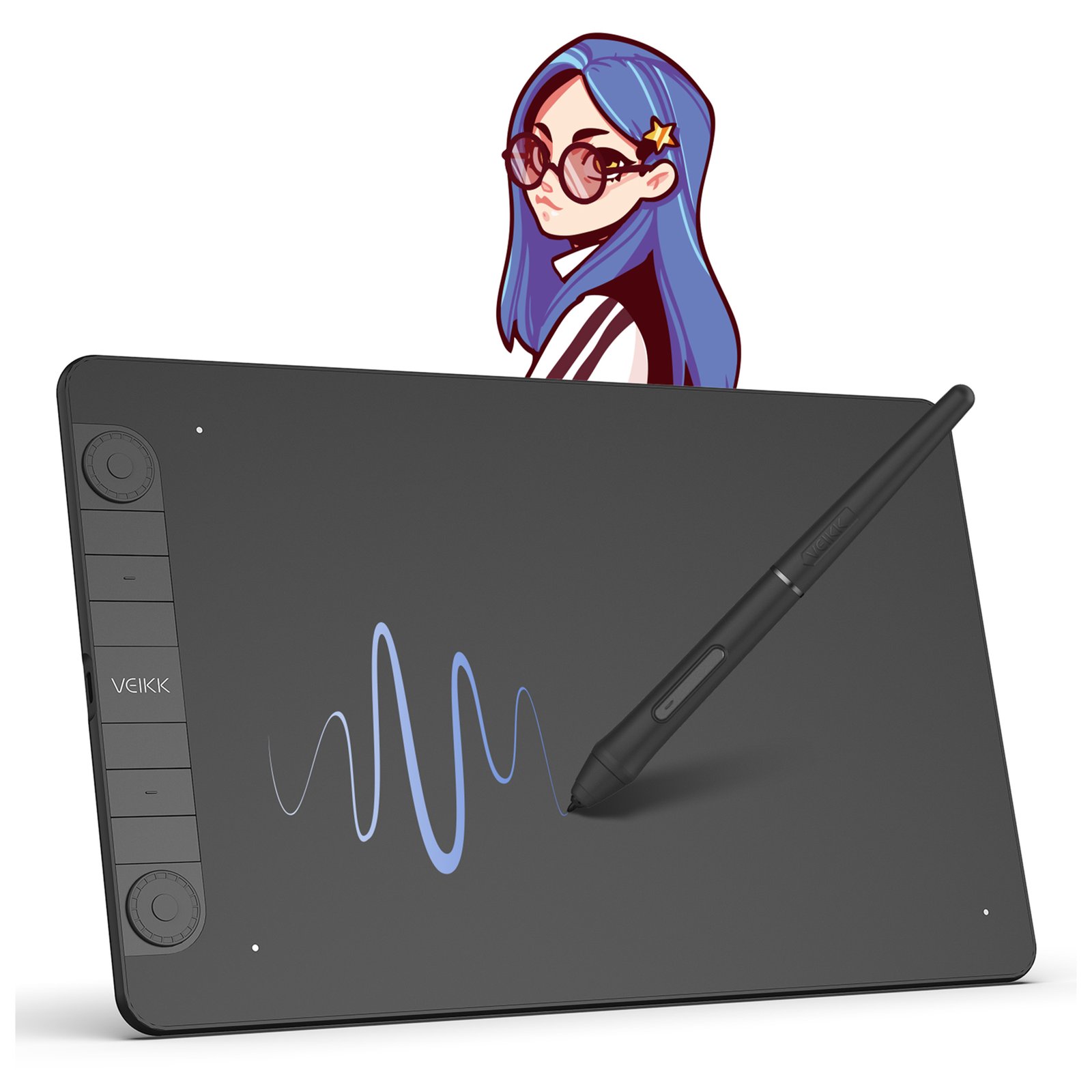 Tableta Digitalizadora Veikk Vk1060pro 10x6 5080lpi - Imagen 6