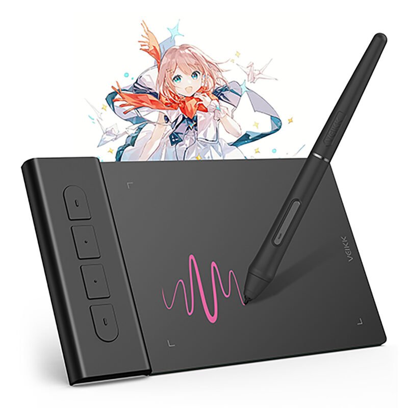 Tableta Digitalizadora Veikk Vk430 Ambidiestro 4x3 5080lpi - Imagen 7
