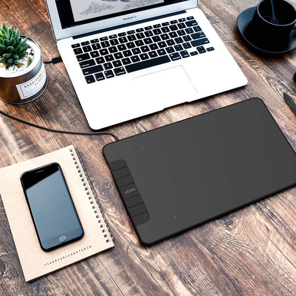 Tableta Digitalizadora Veikk Vk640 Ambidiestro 6x4 5080lpi