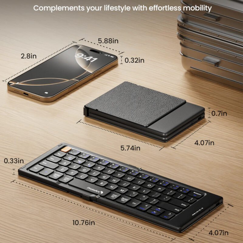 Teclado Plegable Bluetooth ProtoArc Xk04 - Imagen 2