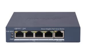 Switch PoE Hikvision Smart 4 puertos gigabit