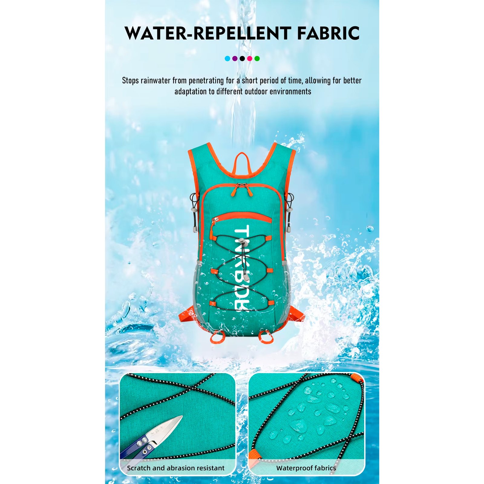 Mochila De Hidratación 2L Thinkrider Repelente Al Agua - Imagen 2