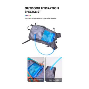 Mochila De Hidratación 2L Thinkrider Repelente Al Agua