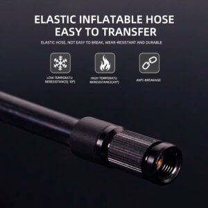 Mini Inflador Digital Para Bicicleta Thinkrider 120psi Con Luz Led