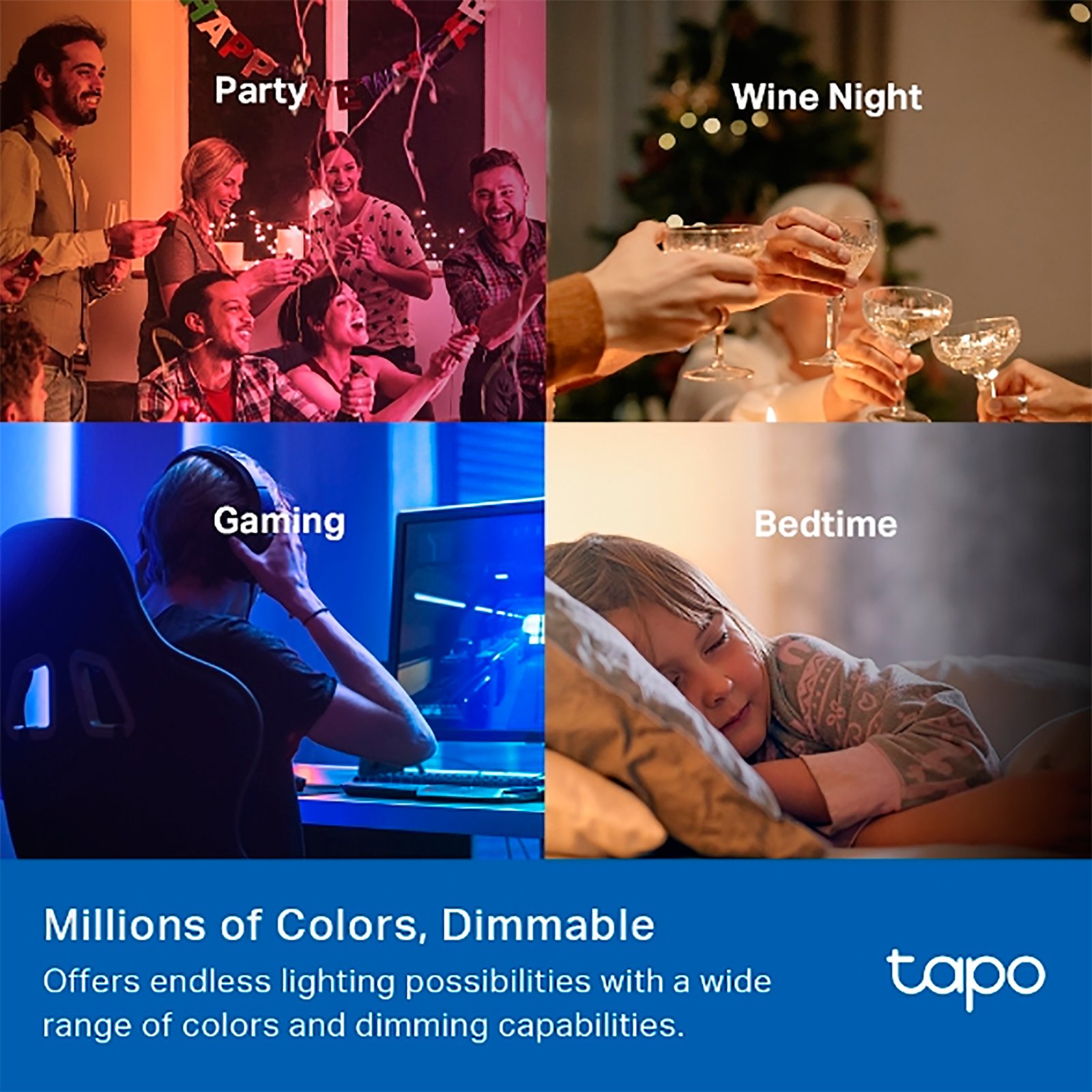 Lámpara Led Inteligente Tp-link Tapo L535e 8,6W E27 Blanco Y Color - Imagen 6