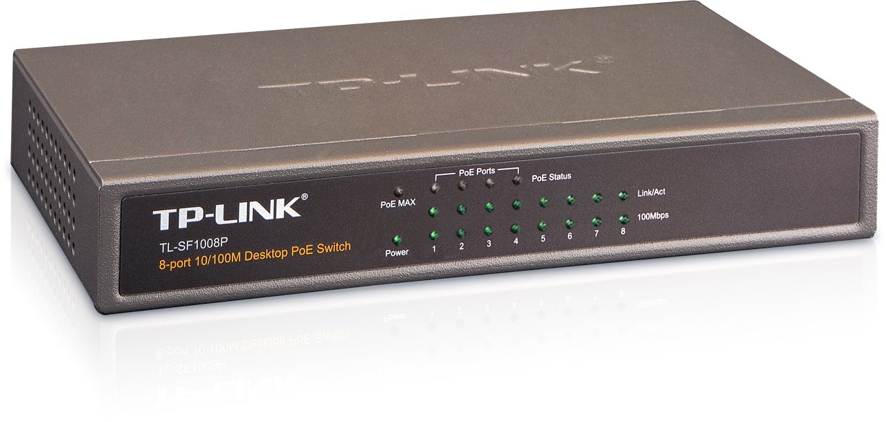 Switch TP-LINK TL-SF1008P | 8 Puertos RJ45 10/100 (4 Puertos PoE at/af) - Imagen 5