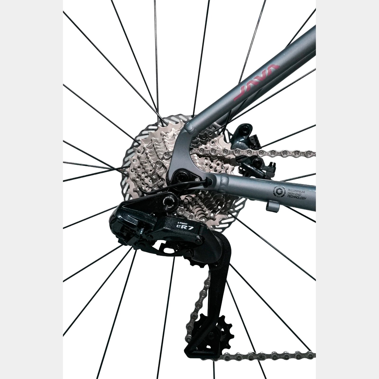 Bicicleta De Ruta Cambios Electrónicos Java Gravel Idra 24V Talle 470mm - Imagen 11