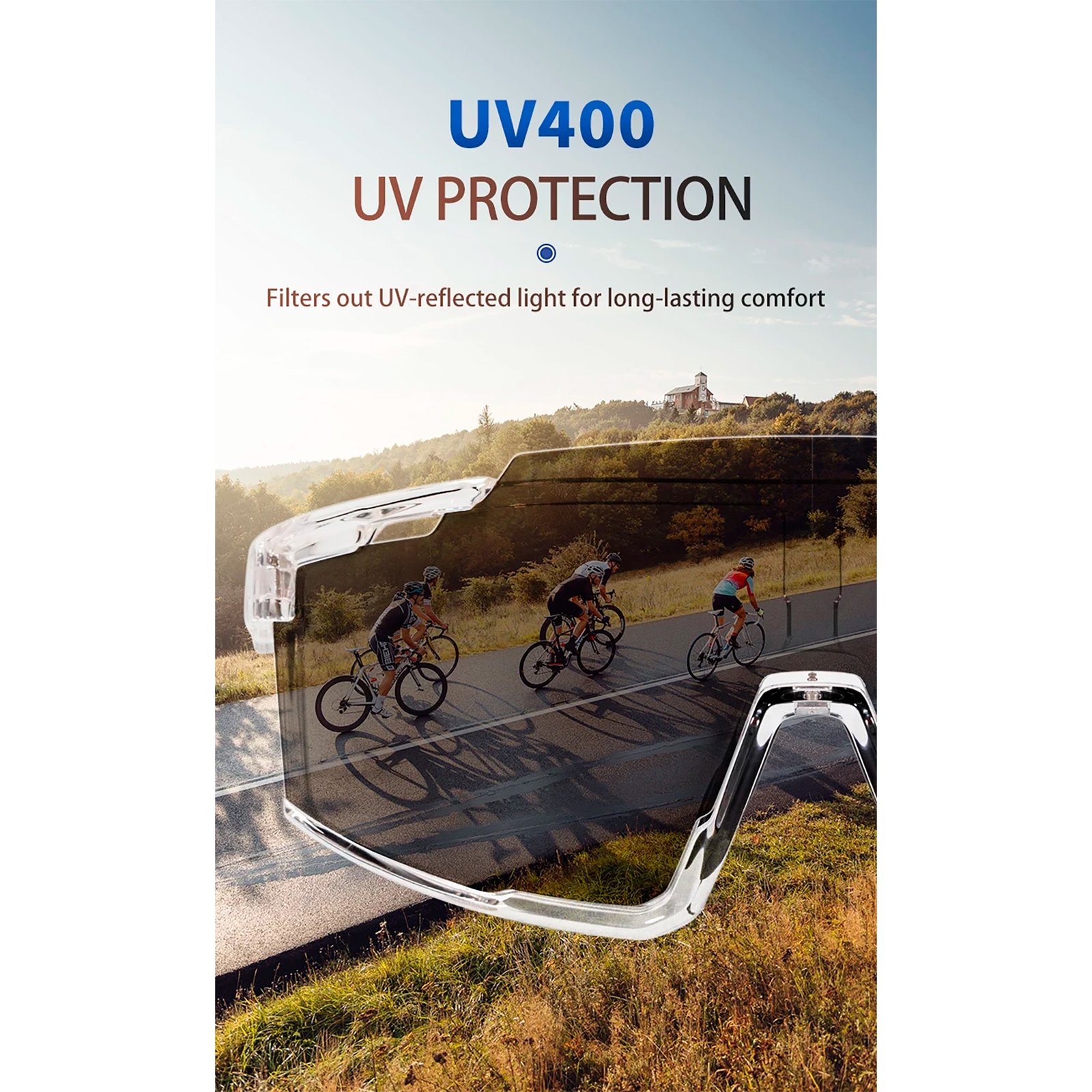 Lentes Deportivos Fotocromáticos Anti-empañamiento Scvcn Uv400 - Imagen 6