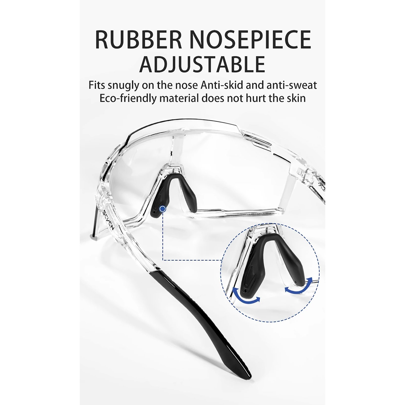 Lentes Deportivos Fotocromáticos Anti-empañamiento Scvcn Uv400 - Imagen 5