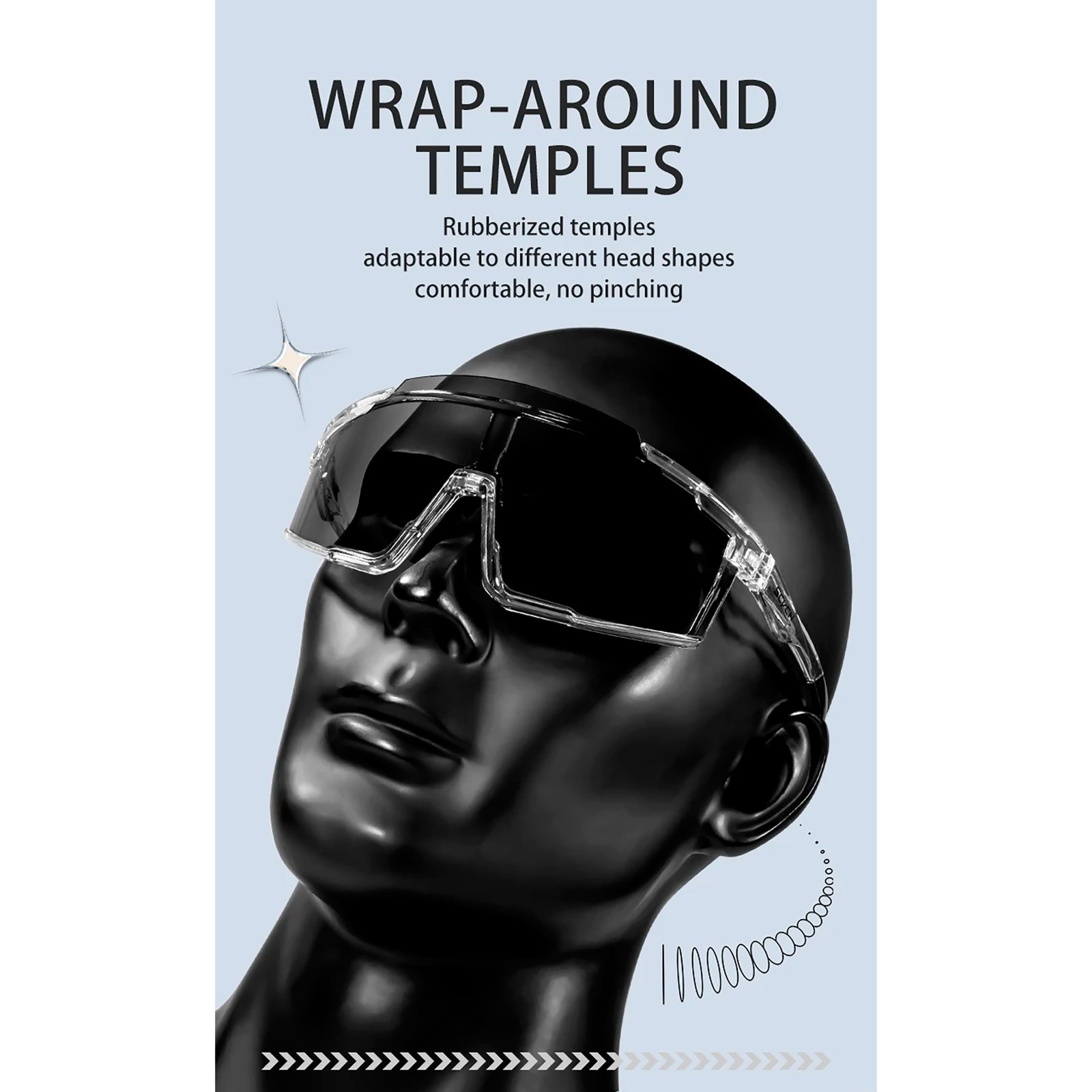 Lentes Deportivos Fotocromáticos Anti-empañamiento Scvcn Uv400 - Imagen 3