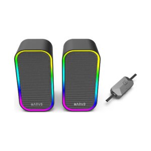 Parlantes Gaming Pc Marvo Sg-285 Con Iluminación Rgb