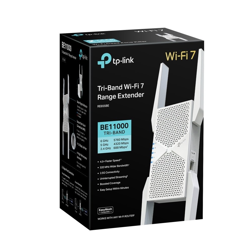 Extensor de Cobertura WiFi TP-LINK RE655BE | BE9300, WiFi 7, Mesh - Imagen 7