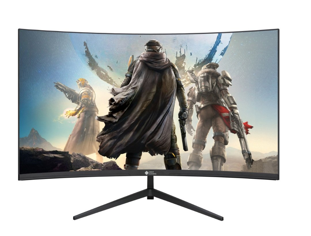 Monitor Curvo Gamer Shot Gaming SG27C4 W | LED, Full HD, 27", 100 Hz, Nuevo - Imagen 3