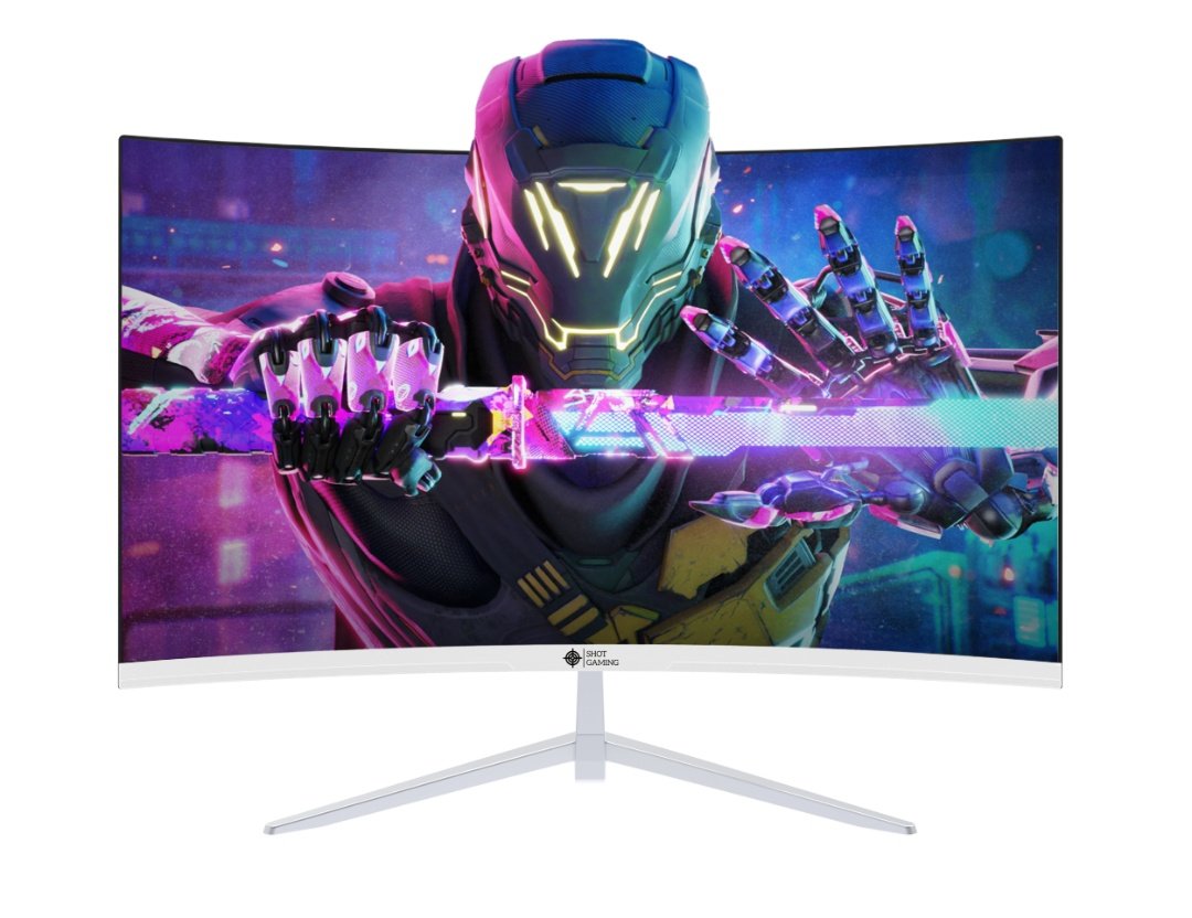 Monitor Curvo Gamer Shot Gaming SG27C4 W | LED, Full HD, 27", 100 Hz, Nuevo - Imagen 5