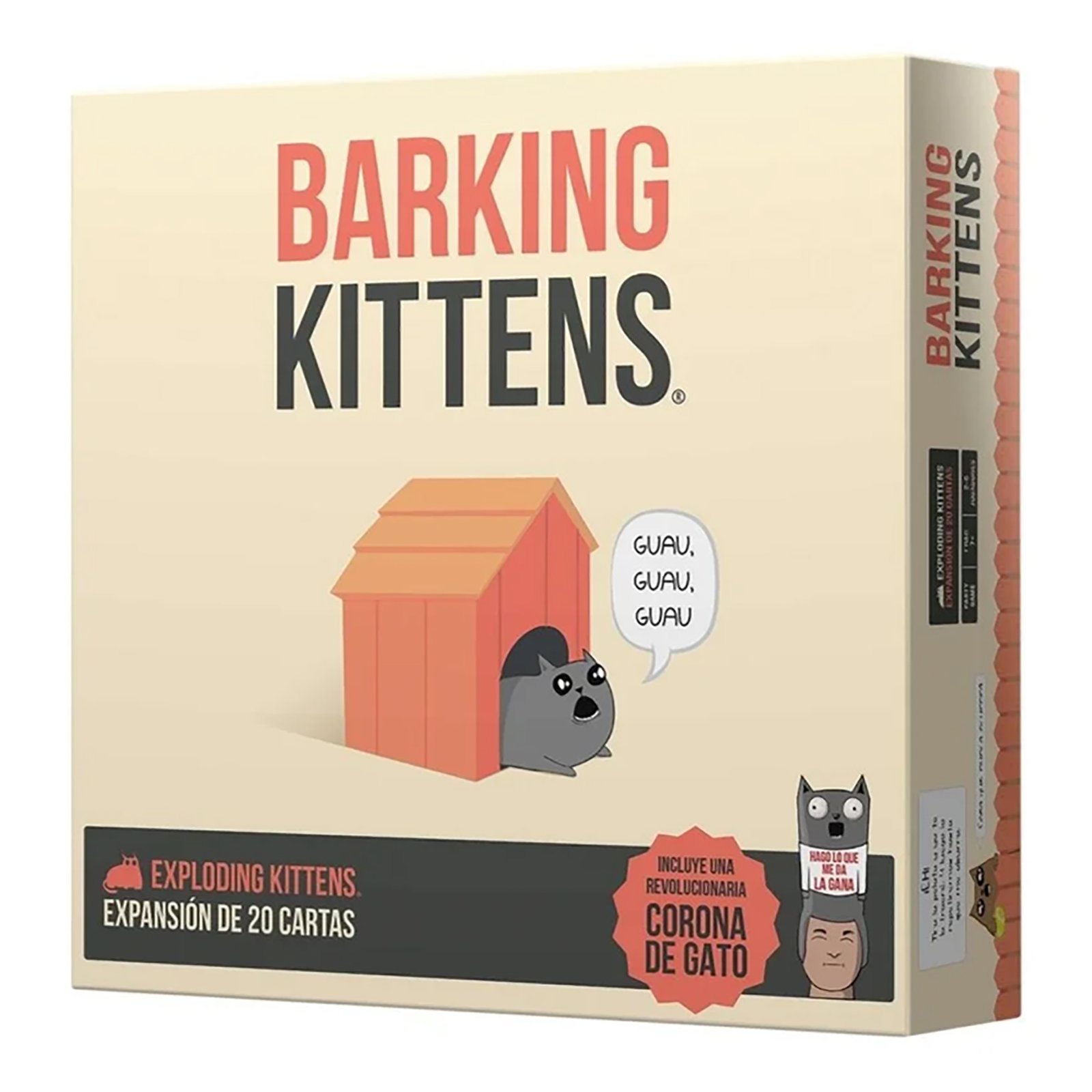 0810083041223_01.jpg Expansión Juego De Mesa Exploding Kittens Barking Kittens +7 - Imagen 1