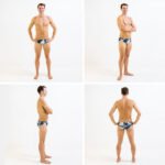 Slip Natación Hombre Finis Splice Brief 38 - Imagen 3
