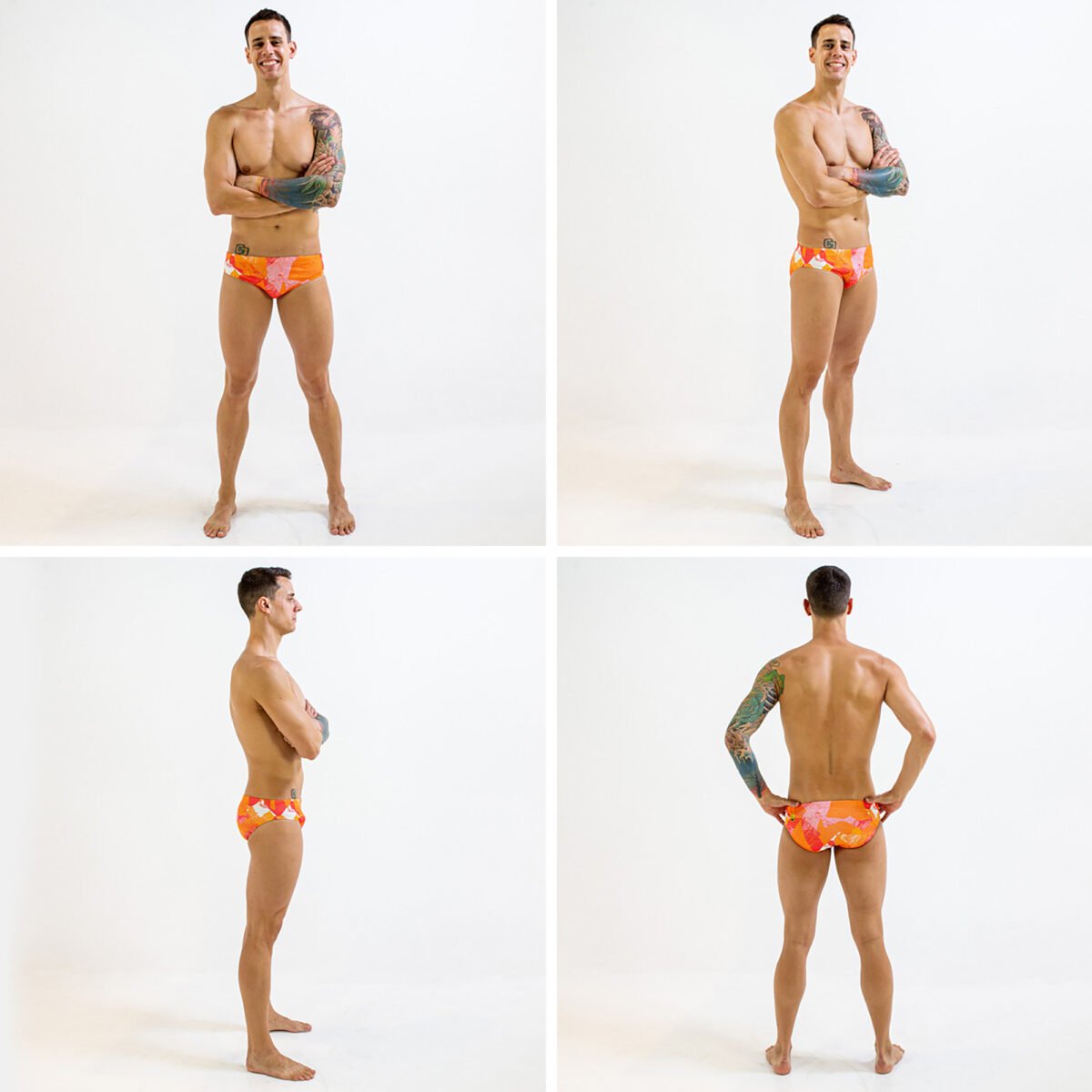 Slip Natación Hombre Finis Splice Brief 38 - Imagen 3