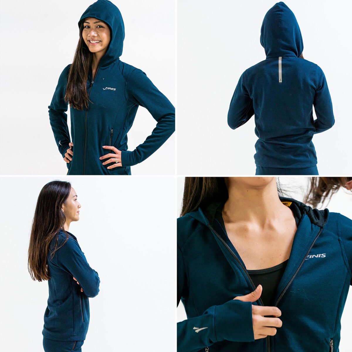 Campera Deportiva Mujer Finis Tech Jacket Xs - Imagen 5