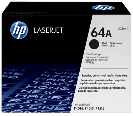 117705.jpg HP TONER CC364A NEGRO P4010/4014/4015/4515 10.000CPS CP - Imagen 1