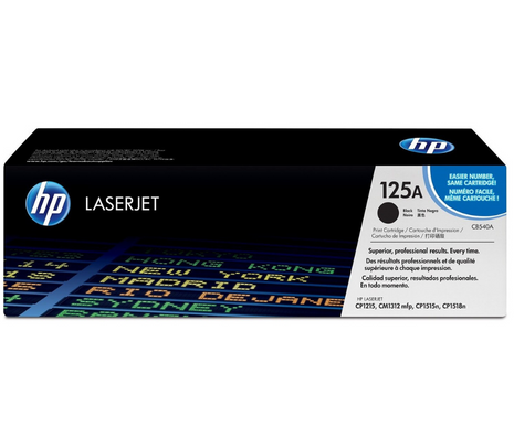 117726.jpg HP TONER CB540A NEGRO 125A 2200 COPIAS 1215/1515/1510/1312 - Imagen 1