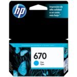 HP CZ114AL (670) CYAN 3525/4615/4625/5525/6525 300 COPIAS