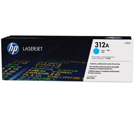 118328.jpg HP TONER CF381A CYAN M476 2.700 COPIAS CP - Imagen 1