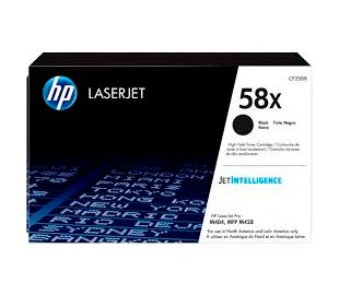118510.jpg HP TONER CF258X NEGRO M404/406/428/430 10.000 COPIAS - Imagen 1