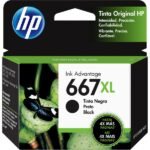 HP 3YM81AL (667) XL NEGRO 60/75/2375/2775/2875/4175 480 CPS