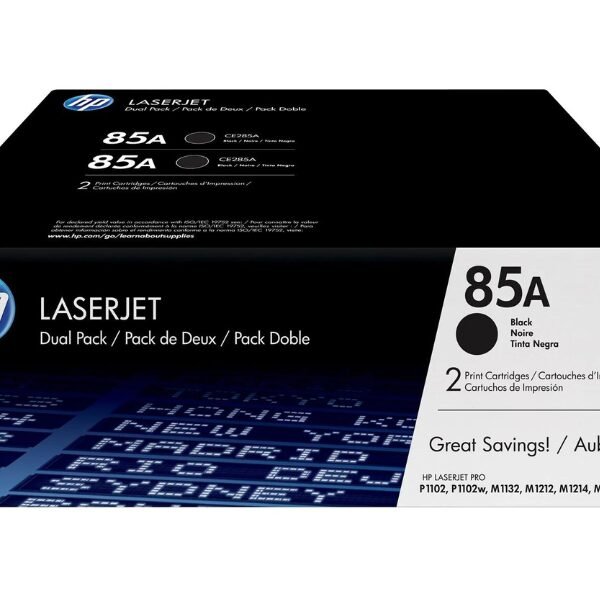 118791.jpg HP TONER CE285AD DUAL PACK P1102W/M1132/M1212 1.600 COPIAS