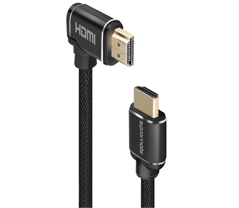 120040.jpg PROMATE PROLINK4K1-300 CABLE HDMI 4K 3 METROS CON ANGULO - Imagen 1