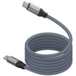 PROMATE SPRINGY.GREY CABLE USB-C A USB-C 1.2M (O)