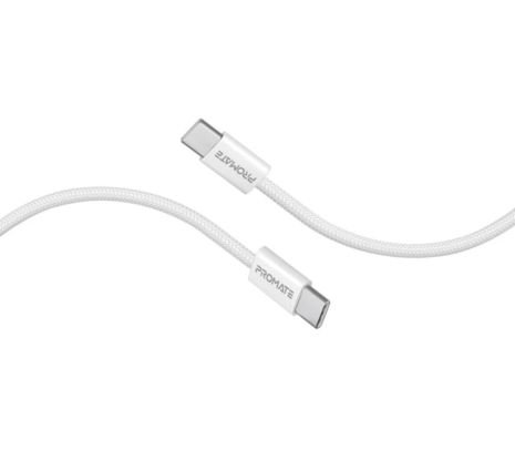 120378.jpg PROMATE ECOLINE-CC120.WHITE CABLE USB-C A USB-C 60W 1.2M - Imagen 1