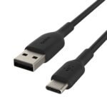 BELKIN CAB001BT2MBK CABLE USB-A A USB-C 2.0 NEGRO 15W 2M