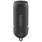 BELKIN CCA003BTBK CARGADOR PARA AUTO USB-C 20W NEGRO