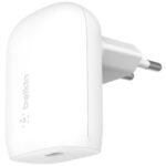 BELKIN WCA005VFWH CARGADOR DE PARED USB-C 30W WHITE