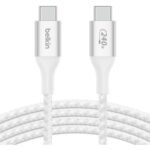 BELKIN CAB015BT2MWH CABLE USB-C A USB-C WHITE 240W 2M