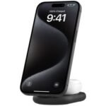 BELKIN WIZ028VFBK SOPORTE Y CARGADOR INALAMBRICO 2 EN 1 15W BLACK