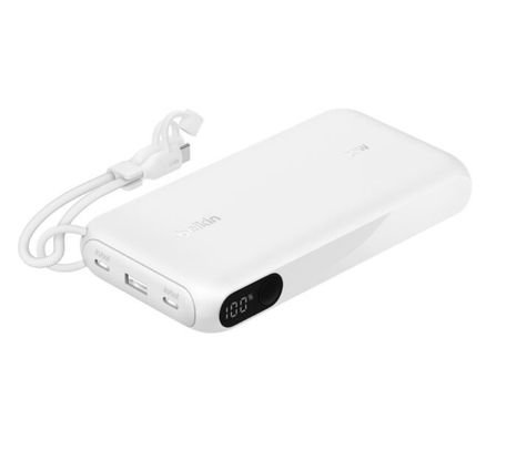 131133.jpg BELKIN BPB028FQWH POWERBANK BOOSTCHARGE 20K W/DISPLAY BLANCO - Imagen 1
