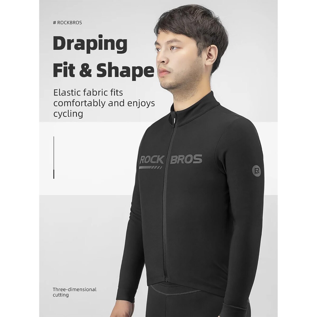 Campera Invierno Ciclismo Polar Rockbros 4XL - Imagen 6