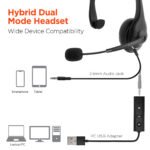 Auriculares Cableados 3,5mm Usb Hypergear V100 Office - Imagen 5