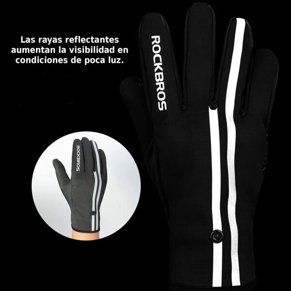 Guantes Térmicos Rockbros 16410777004 Reflectantes XL