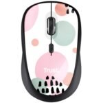 TRUST 24441 MOUSE YVI INALAMBRICO PINK CIRCLES (D)