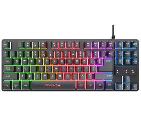167458.jpg TRUST 24067 TECLADO THADO GAMING GXT833 ILUMINADO TKL ESP - Imagen 1