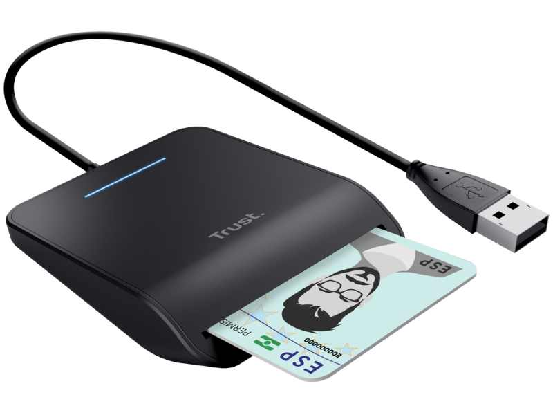 167463.jpg TRUST 23890 PRIMO SMARTCARD READER USB LECTOR DE DOCUMENTOS - Imagen 1
